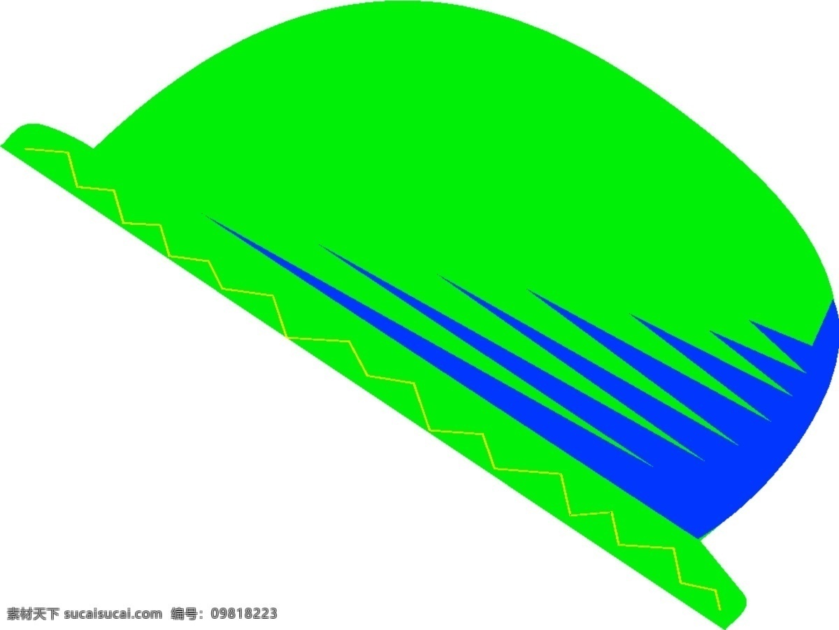 装饰 帽 冬季 绿色 矢量图 日常生活