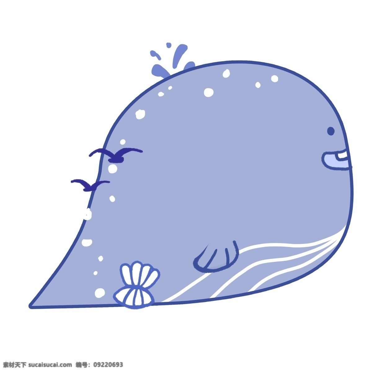 紫色海豚海鸥 动物 海豚 海鸥