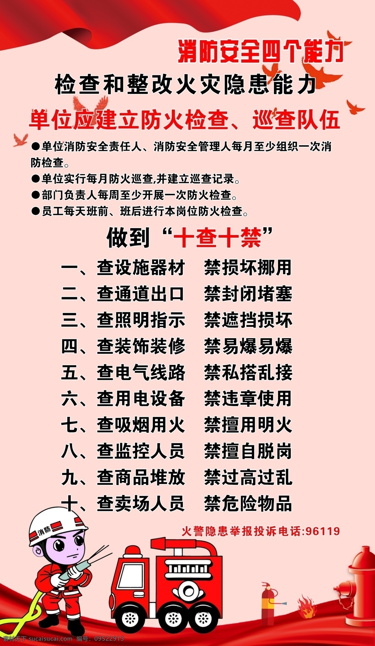 消防 安全 四 能力 宾馆制度 从业人员 职责 住宿业 酒店适用 消防安全 分层