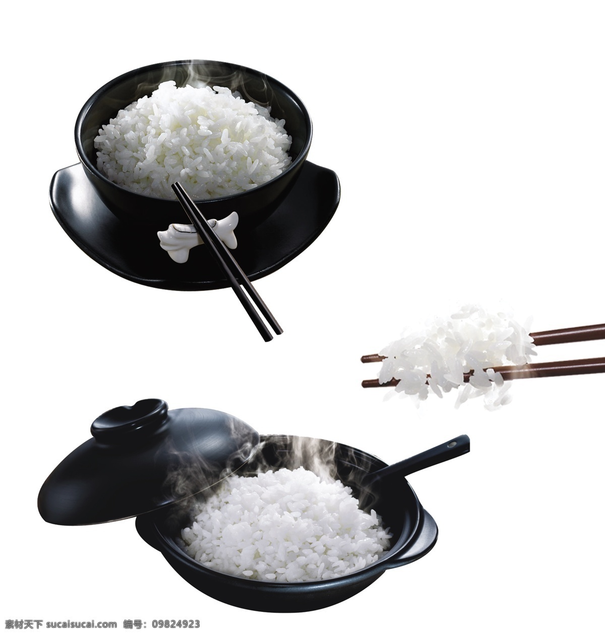 米饭碗 大米 饭碗 碗 大米饭 香米