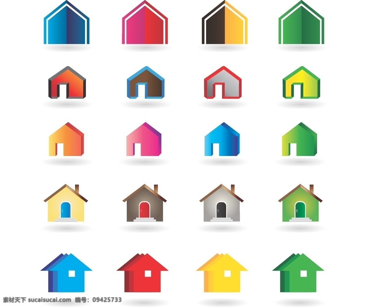 标识标志图标 房地产 房子 房子图标 矢量 环保房子 建筑物 节能房子 图标 模板下载 小房子 绿色房子 绿叶 小图标 商标 海报 环保公益海报