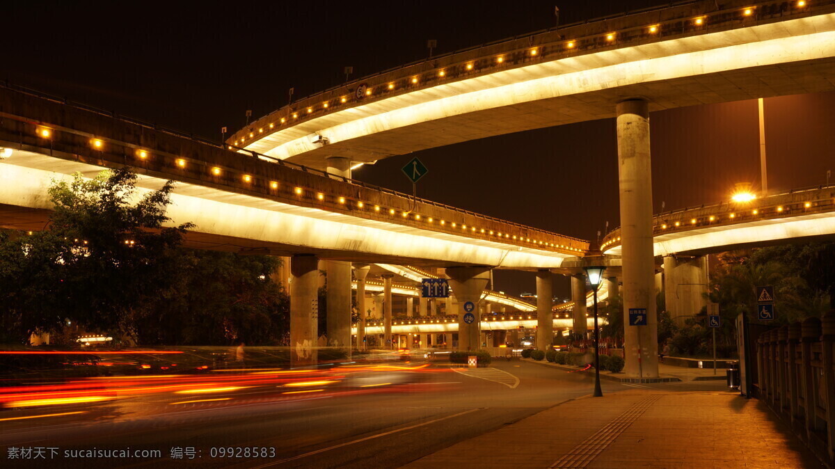 国内旅游 立交桥 旅游摄影 夜景 立交桥夜景 南宁夜景 车水马龙 灯龙 车龙 南宁风光 装饰素材 灯饰素材