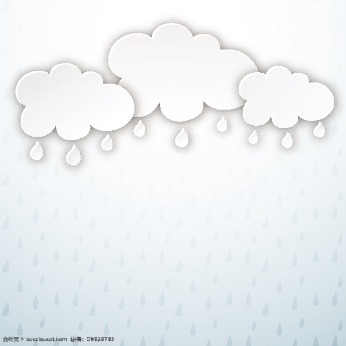 摘要 背景 雨季 云和 雨 白色