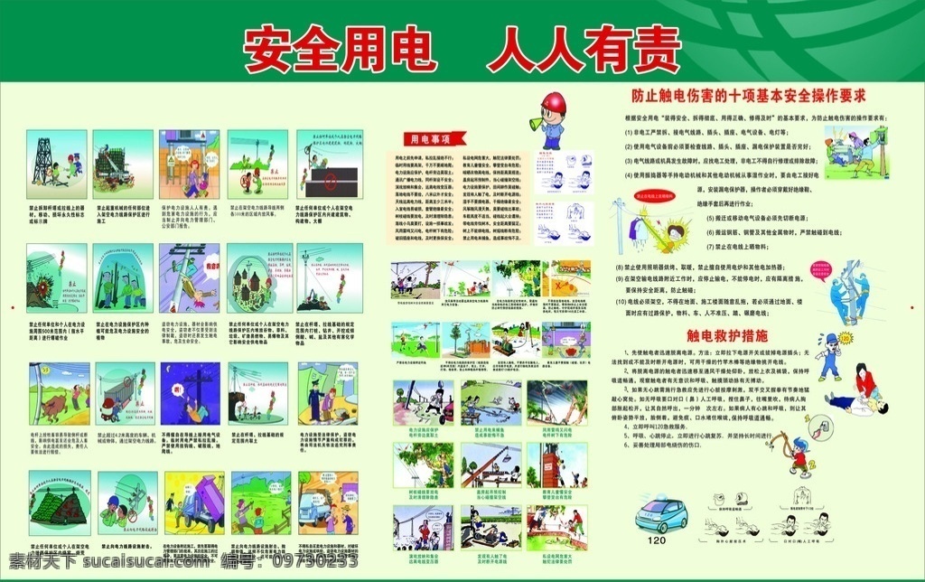 安全用电 人人有责 安全 用电 人人 有责 防止 触电 十项基本安全