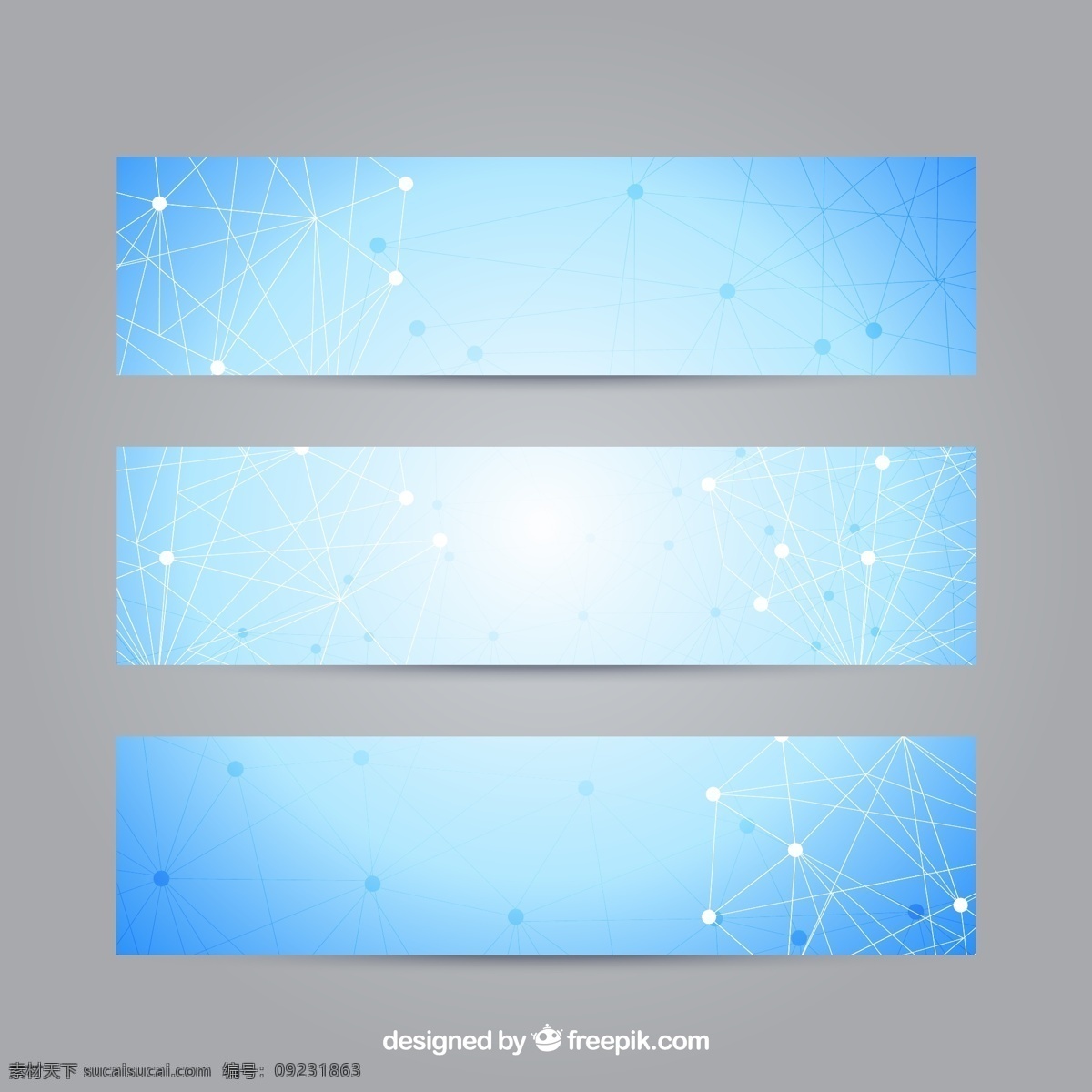圆点 连接 线条 装饰 banner 蓝色 广告 灰色