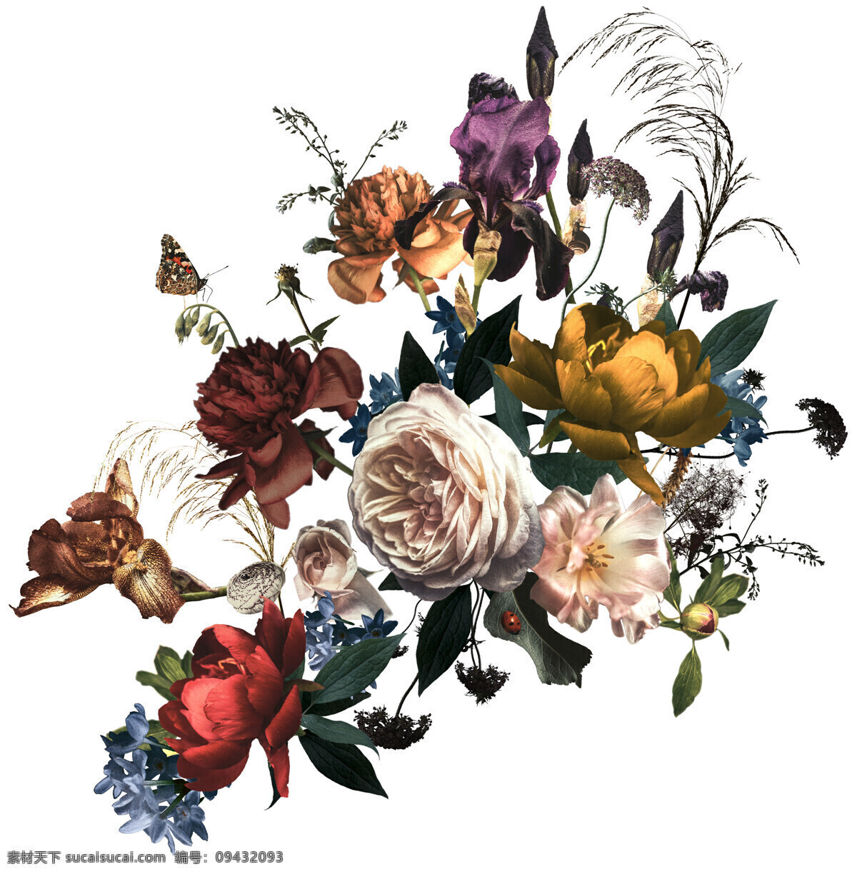 高清花素材 花素材 玫瑰花素材 新年玫瑰花 矢量花拼图 新年烟花 数码印花 卡通花 百合 茉莉 牵牛花 牡丹 蓝色妖姬 万圣节 卡通 圣诞节 底纹边框 背景底纹 透明背景 psd背景
