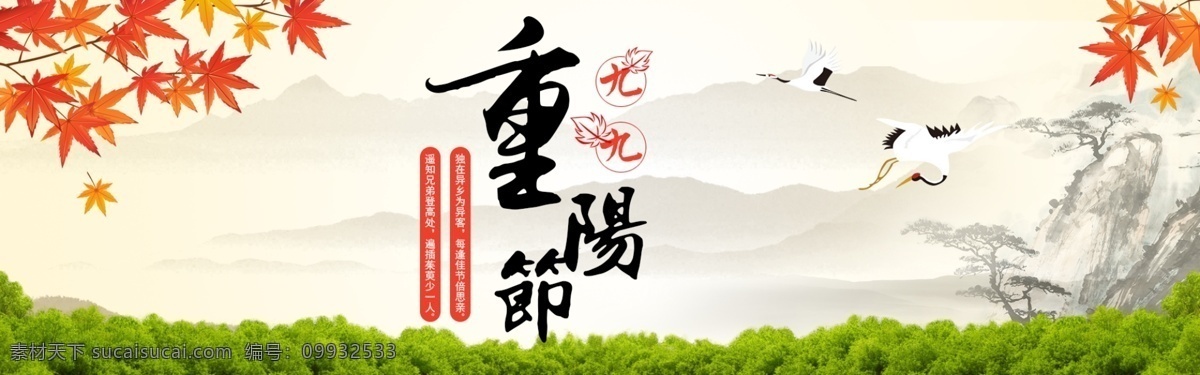 九 重阳 佳节 海报 背景 九九