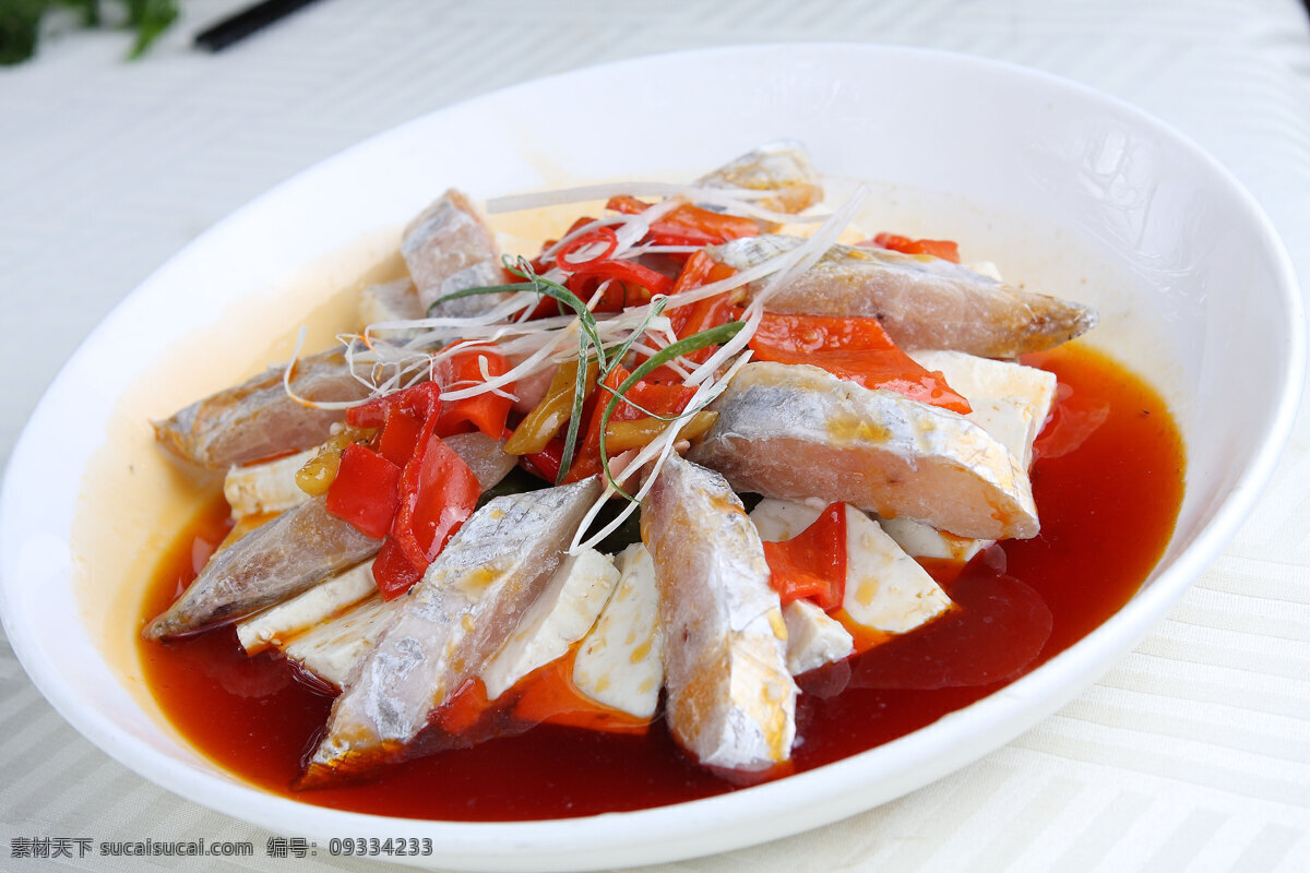 剁 椒 带鱼 蒸 臭豆腐 烧鱼 鱼 传统美食 餐饮美食