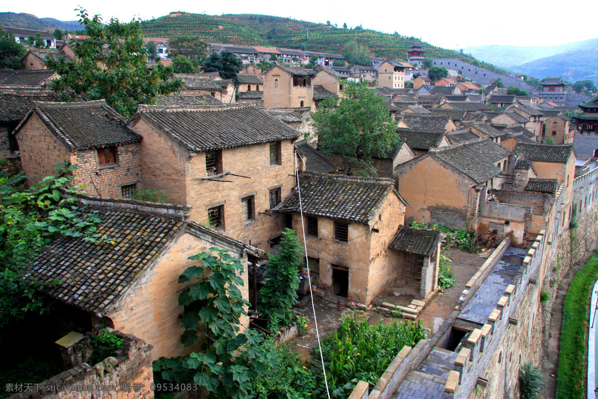 湘语 村 古堡 街巷 俯视图 湘语村 古村落 古建 装饰 鸟瞰图 坡屋顶 西堡 传统建筑 山地 建筑设计 建筑园林 建筑摄影