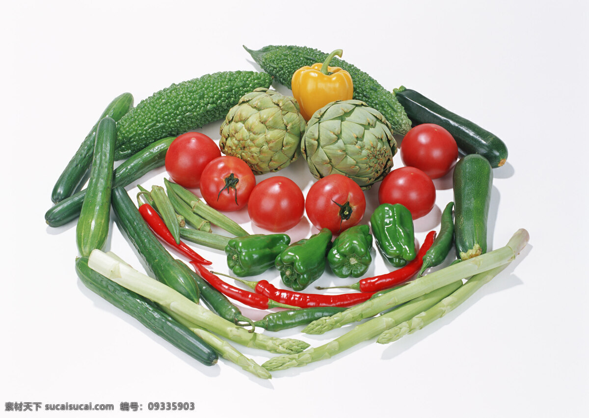 蔬菜水果 餐饮美食图库 番茄 黄瓜 绿色蔬菜 摄影图 蔬菜 风景 生活 旅游餐饮