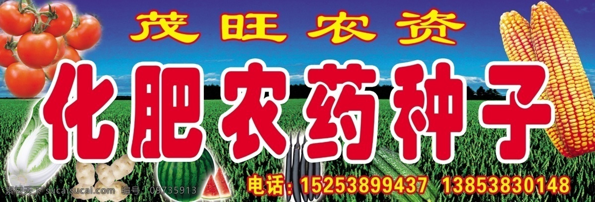 大白菜 店招 广告设计模板 化肥 门头 农药 农资 其他模版 土豆 化肥农药种子 种子 玉米 西红柿 西瓜 麦地 招牌 源文件 psd源文件