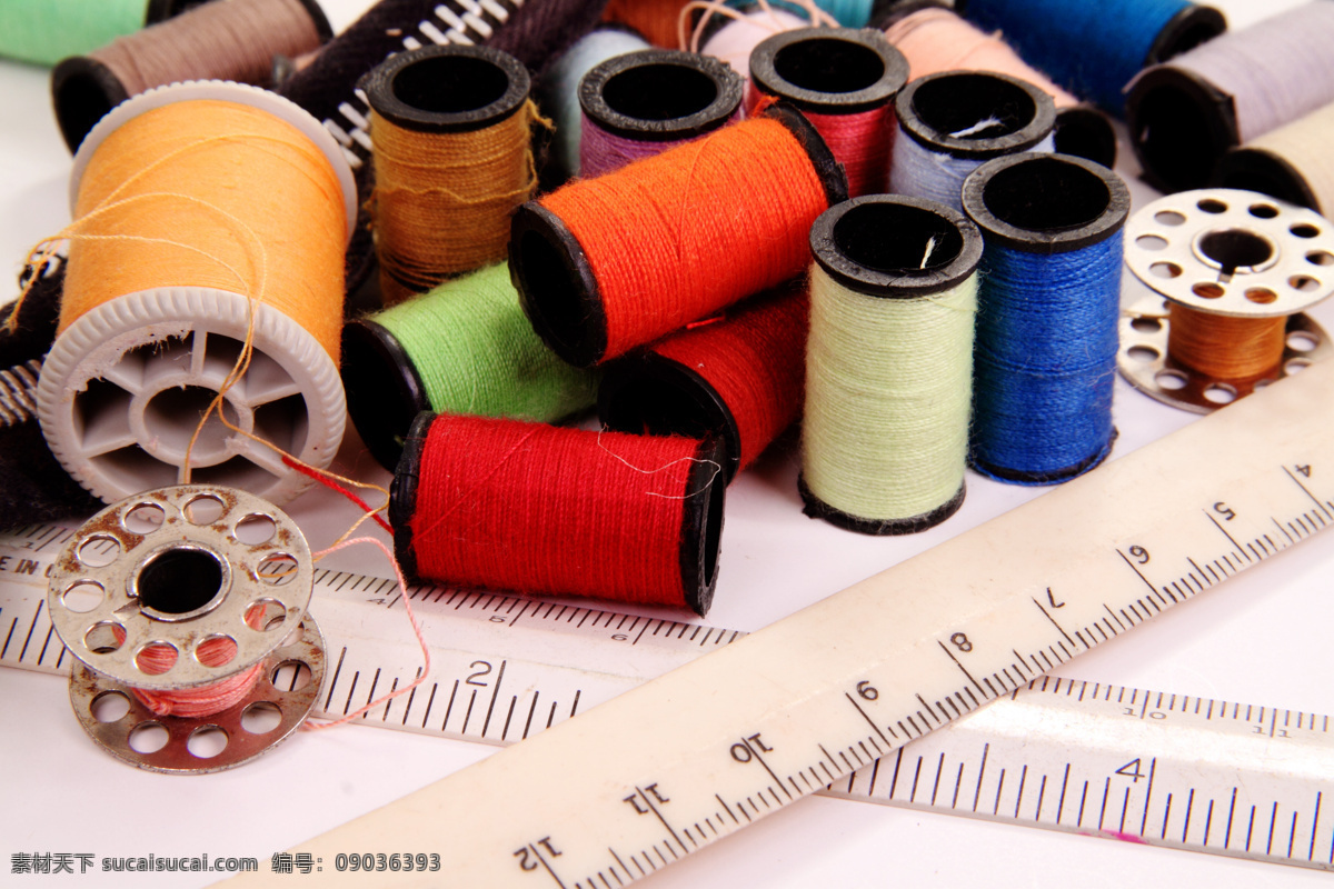 针线 尺子 针 线 裁缝工具 生活用品 生活百科