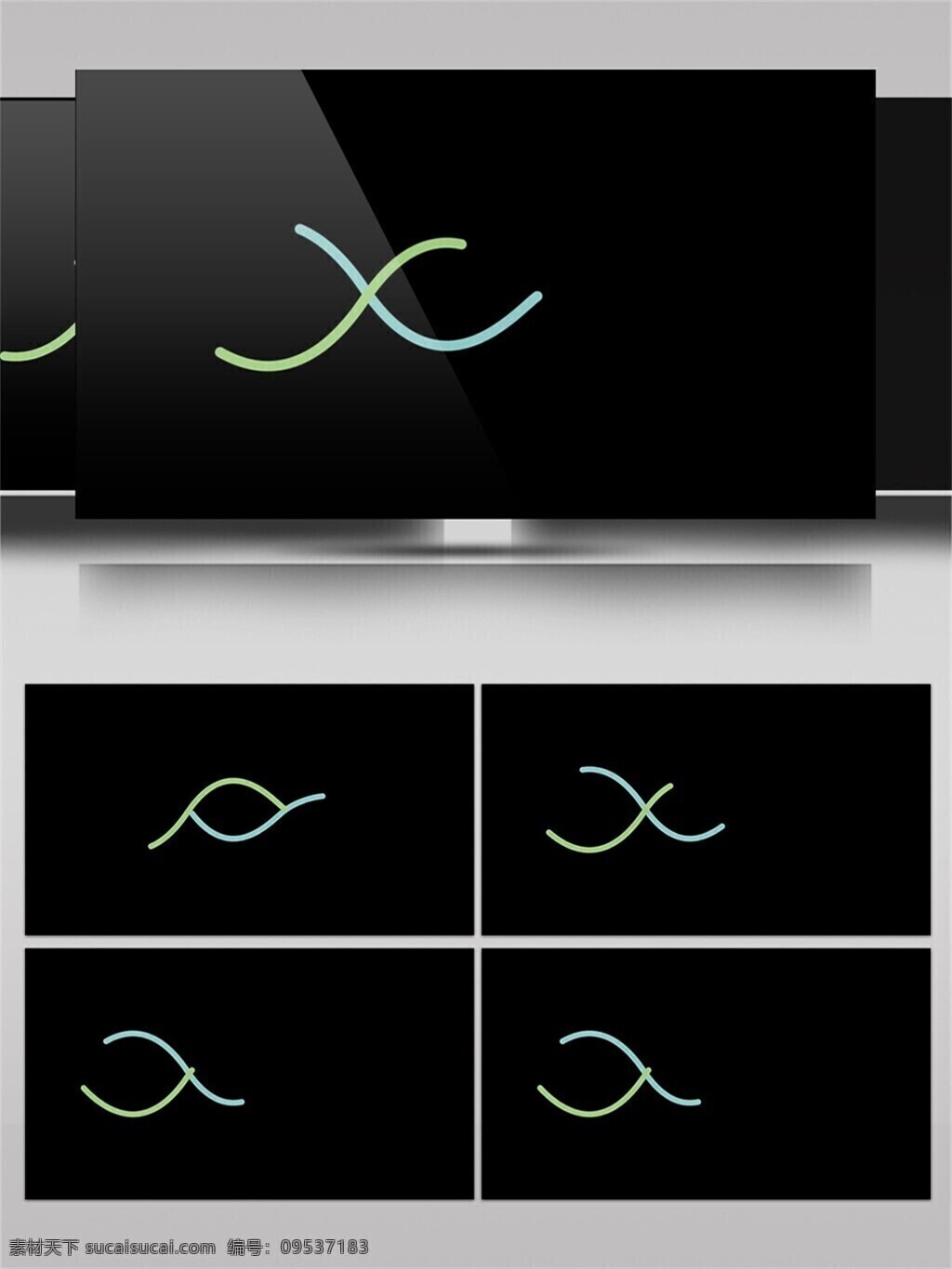 两 条 线 交叉 动画 视频 动态 变化 线条 图案 形状图案 动感视频 相交 社