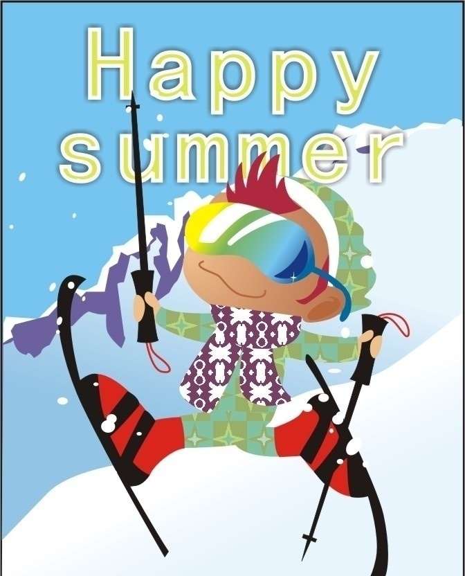 滑雪场 夏日 宣传海报 冬天 宣传 海报 冬日 比赛 滑雪 雪橇 矢量设计 矢量