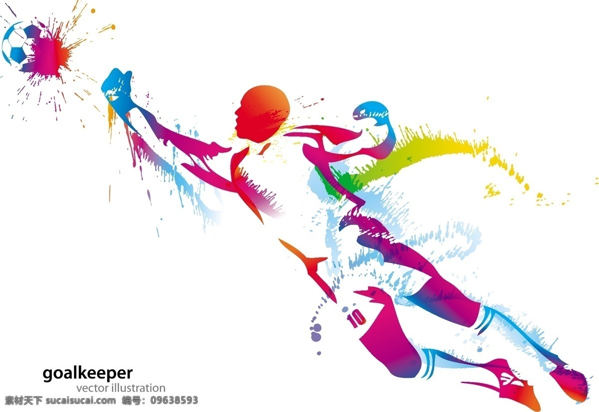 水彩 运动员 剪影 矢量 彩色 人物 平面设计 人物剪影 活动 节日 运动 体育