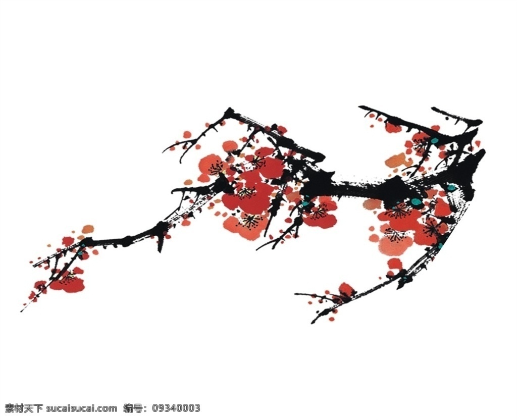 梅花 透明背景 中国风 中国风梅花 梅 花
