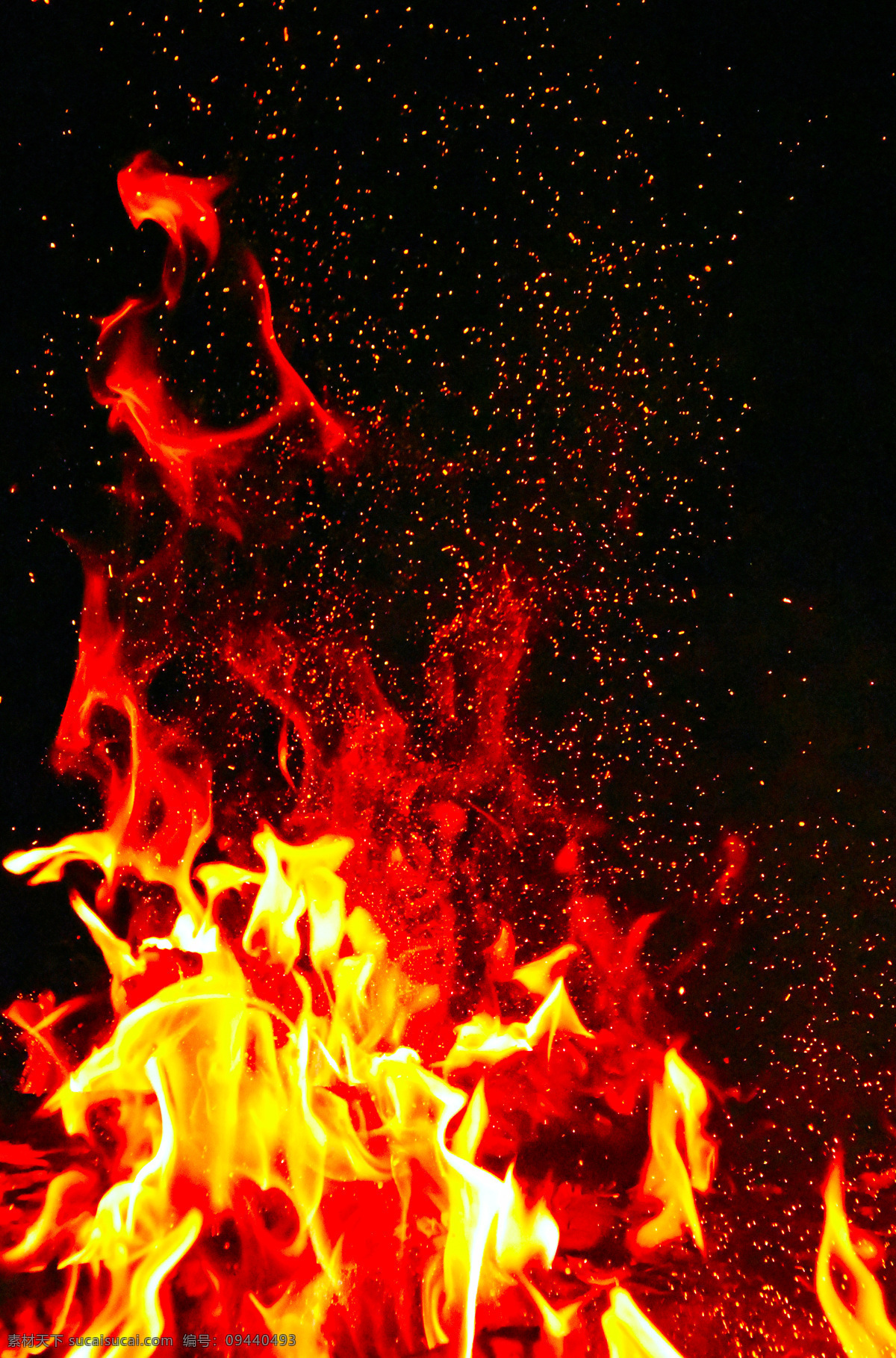 火焰 火 燃烧 木炭 大火 火素材 热 高温 熊熊大火