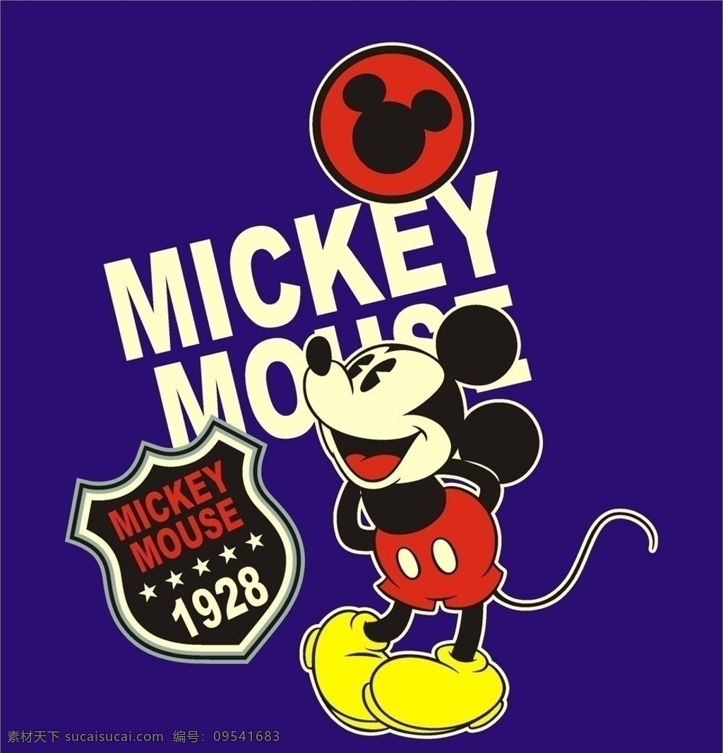 米老鼠 矢量 mickey 1928 明星偶像 矢量人物
