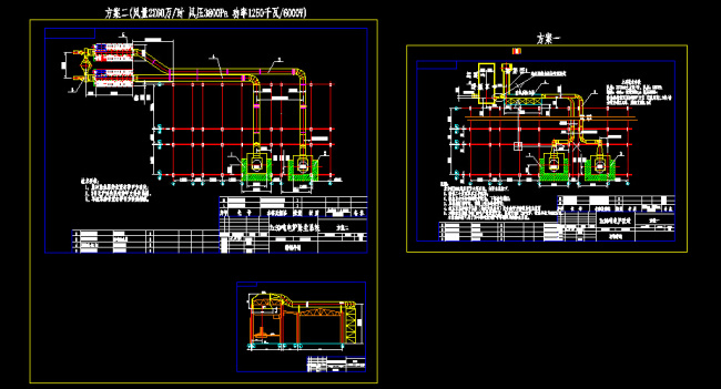 电炉 除尘 系统 总图 cad 图纸 dwg文件 化机 管道 压 容 电炉除尘图纸 cad素材