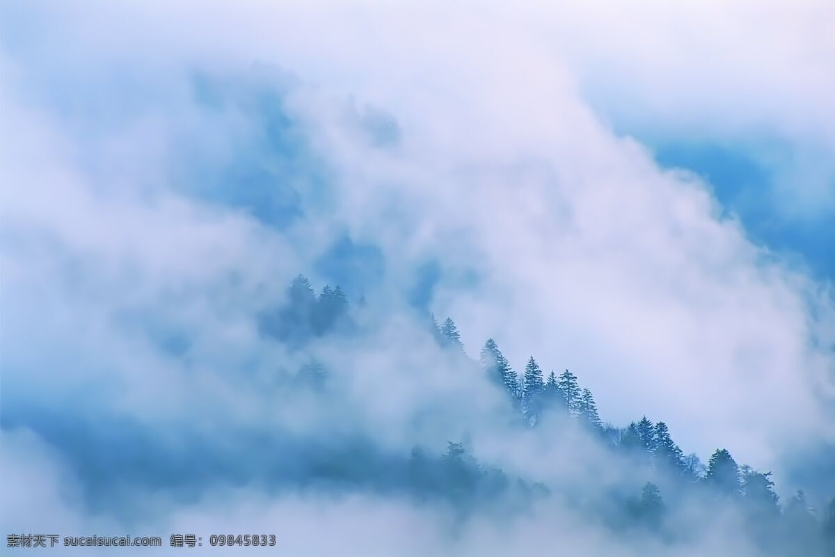 自然景观 山林 山水 自然生态 自然界 大雾 高清风景图片 风景 生活 旅游餐饮