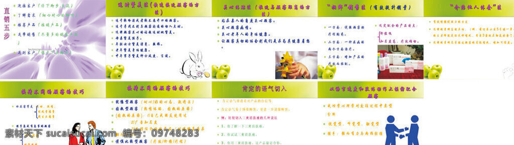 销售 五 步法 直销 步 药店 技巧 销售五步法 适时赞美法 关心体贴法 捆绑销售法 接待 不同 顾客 肯定 语气 切入 温馨背景 卡通背景 卡通人物 美容背景底图 男女卡通人物 人物 握手 顾客演示 自然人文 多媒体设计 源文件