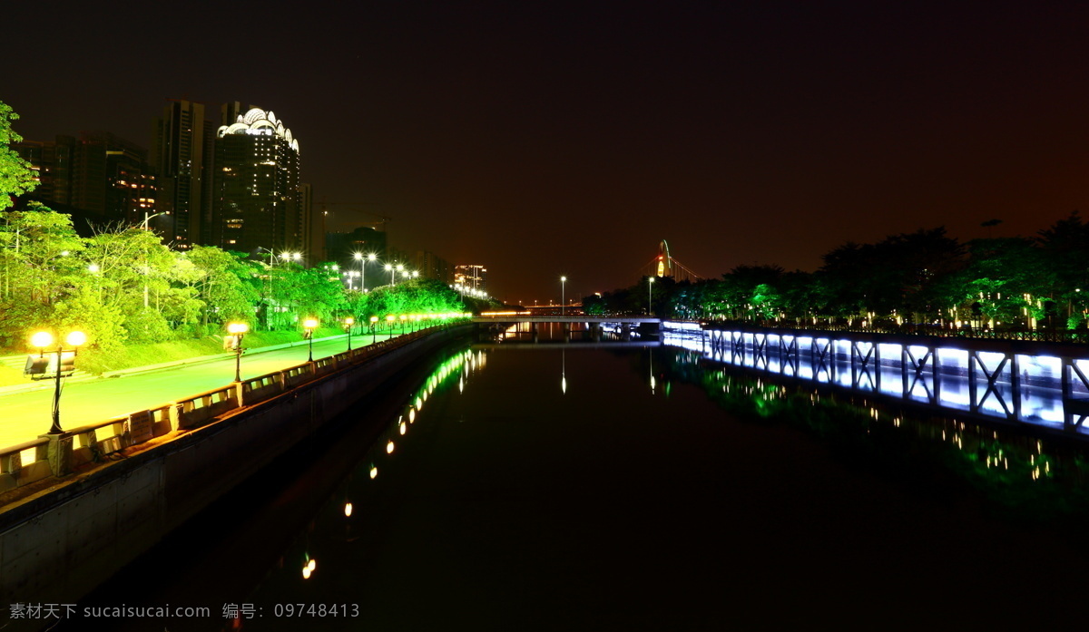 广州 花城 广场 夜景