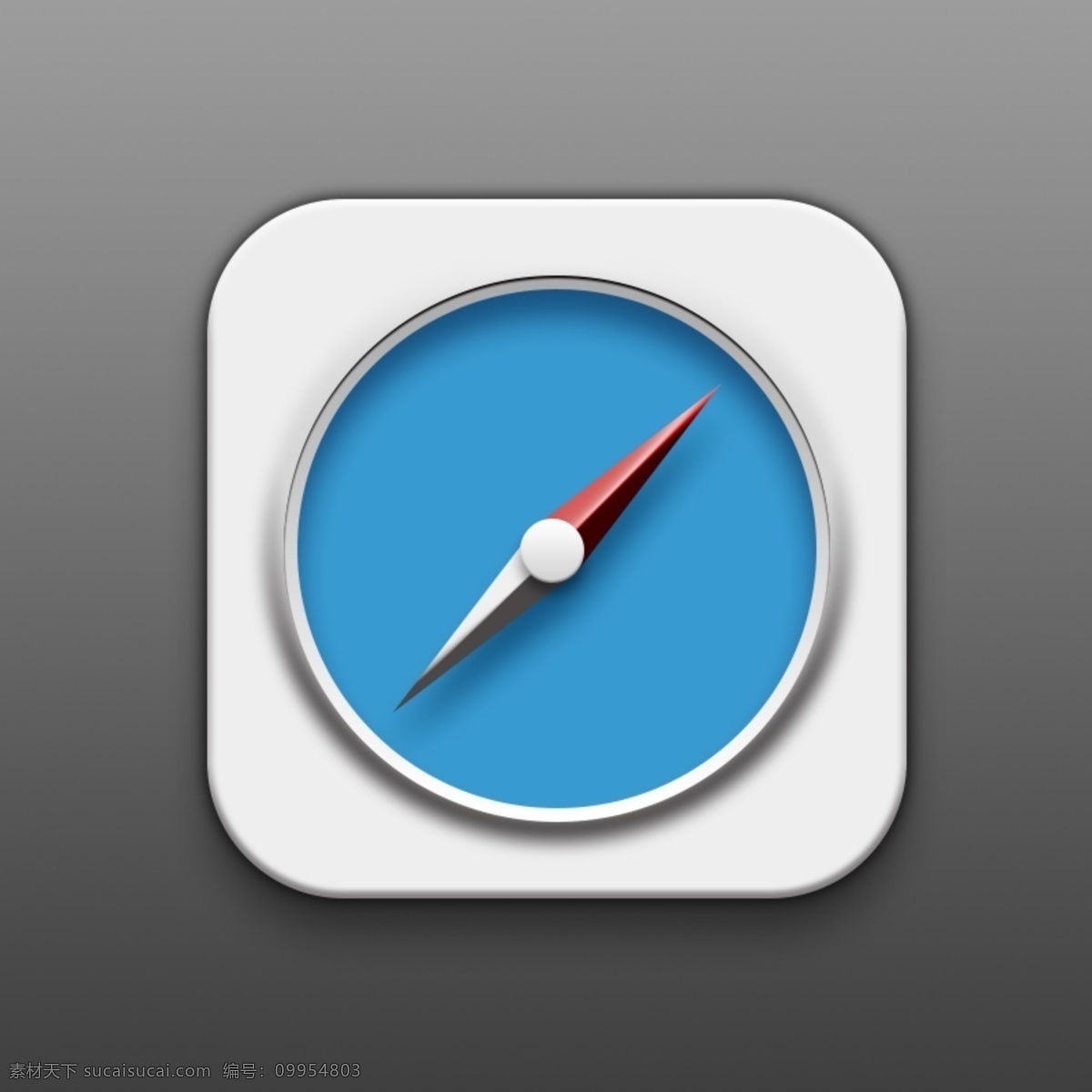 ui 指南针 icon 质感 拟物化 ui设计 图标设计