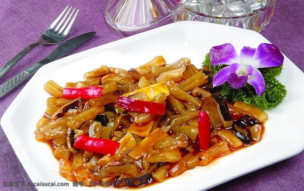 蹄筋烩海参 美食 传统美食 餐饮美食 高清菜谱用图