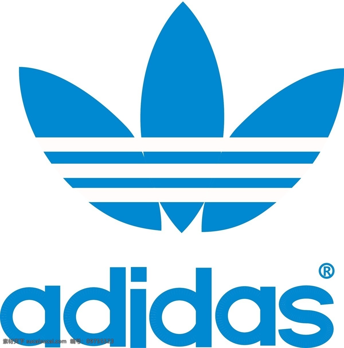 adidas 标识 企业logo 商业标志 阿迪达斯标识 失量logo 蓝色 企业 logo 标志 标志图标