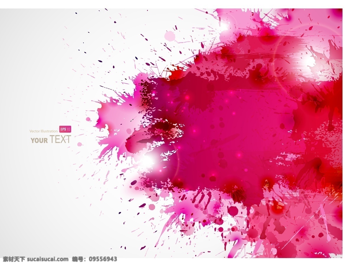 渲染 水粉 水粉背景 色彩艺术 红色水粉 水粉底纹 水彩画 水彩