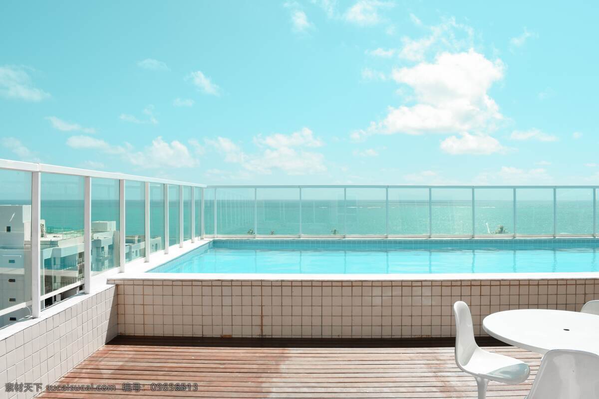 泳池 楼顶 高楼 夏日 游泳 生活百科 娱乐休闲