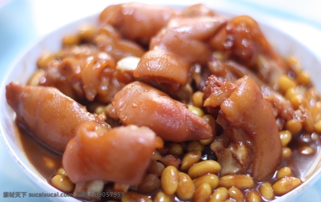 黄豆猪蹄 猪蹄 黄豆 美食 传统美食 餐饮美食