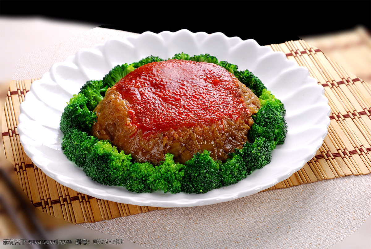 热菜糯香扣肉 美食 传统美食 餐饮美食 高清菜谱用图