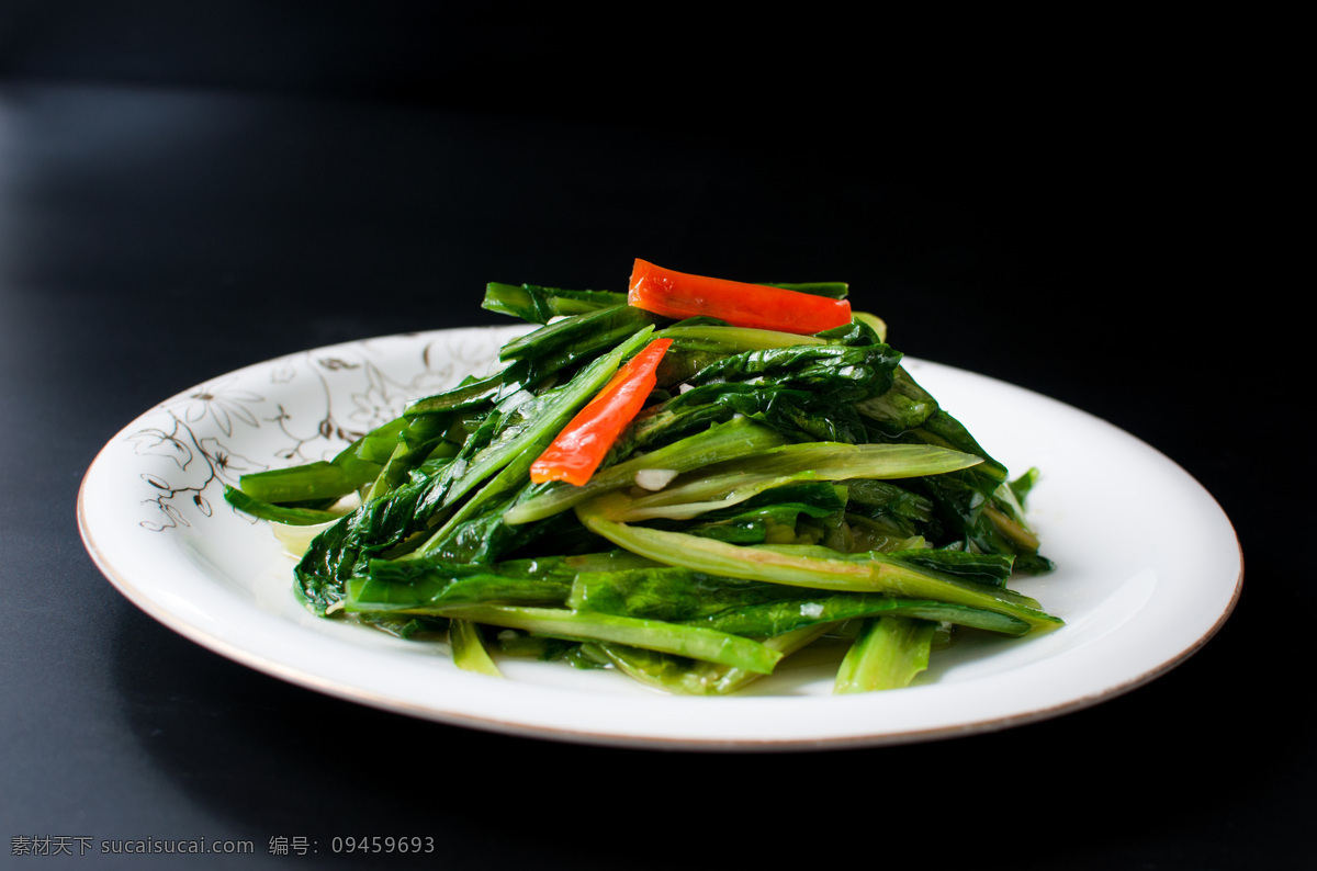 蒜茸油麦菜 蒜蓉 油麦菜 家常菜 小炒 中餐 传统美食 小菜 热菜 炒菜 蔬菜 中餐小菜 餐饮美食