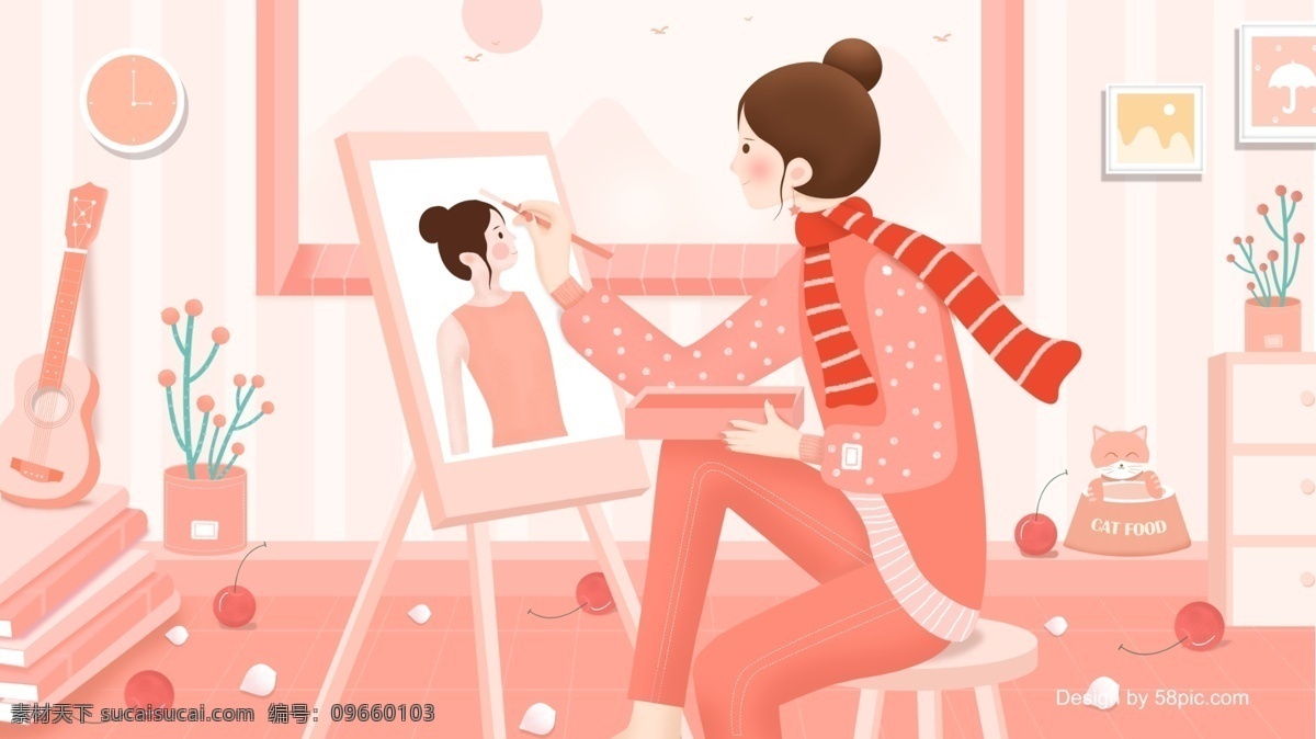 小 清新 早安 你好 早晨 绘画 女孩 插画 桌面壁纸 小清新 唯美 绘画女孩 你好早安 餐饮插画 朋友圈配图 锁屏壁纸 你好系列 日签 手机配图 唯美清新 清晨