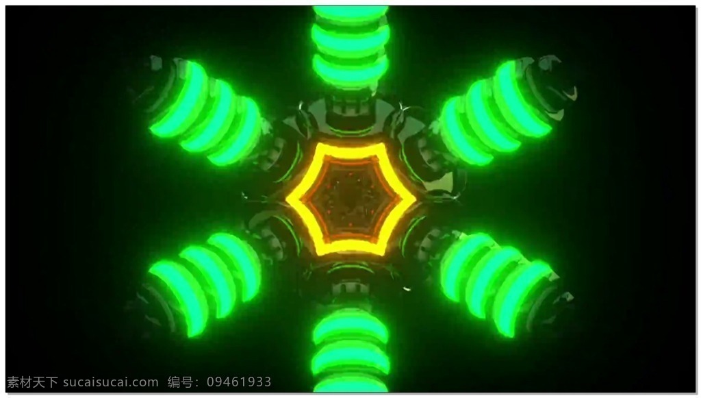 绿色 荧光 律动 有音乐 视频 畅爽 动态素材 视频动态素材