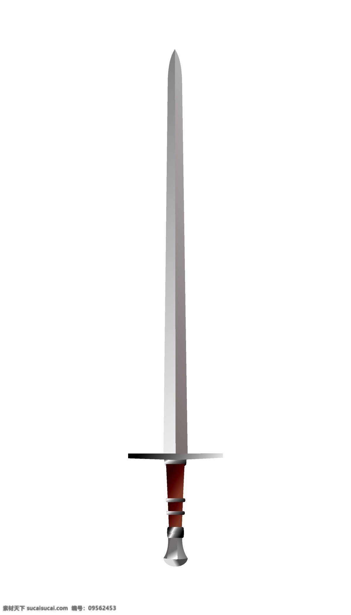 棕色 手柄 金属 宝剑 精致的宝剑 卡通武器插画 武器 剑具 武器插画 精美的剑具 宝剑插画 棕色的手柄