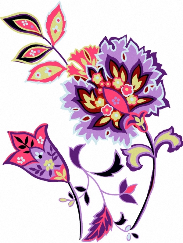 位图免费下载 服装图案 花卉 时尚休闲女装 位图 植物 成熟优雅女装 面料图库 服装设计 图案花型