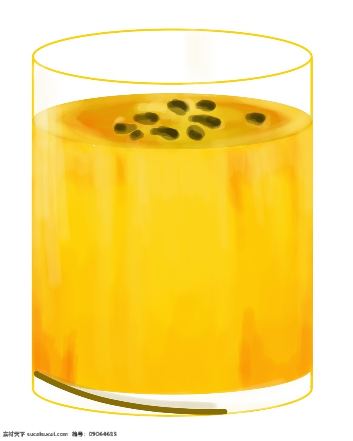 鲜榨 黄色 木瓜 汁 木瓜汁 果汁 饮料