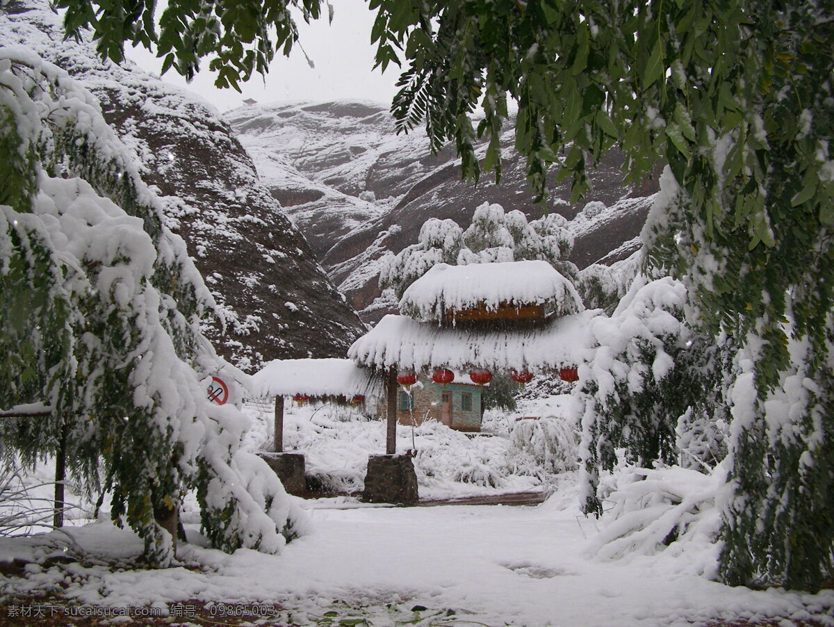 中卫寺口 宁夏中卫寺口 雪景 旅游摄影 国内旅游 摄影图库