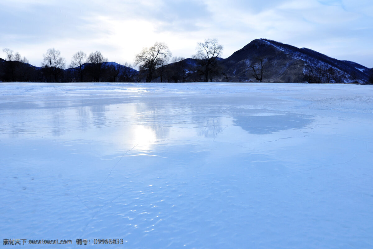 白色 冰雪 世界 风景