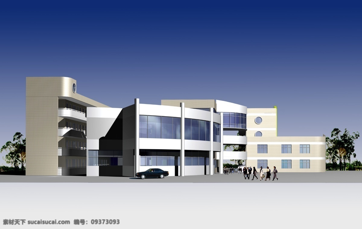崇州市国土局 建筑设计 分层套图 psd0014 设计素材 psd模板 建筑装饰 蓝色