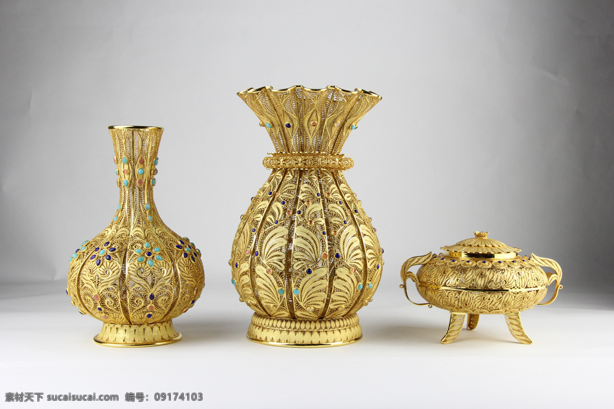 景泰蓝 掐 丝 花瓶 首饰 工艺品 珠宝 装饰品 传统 文化艺术 传统文化