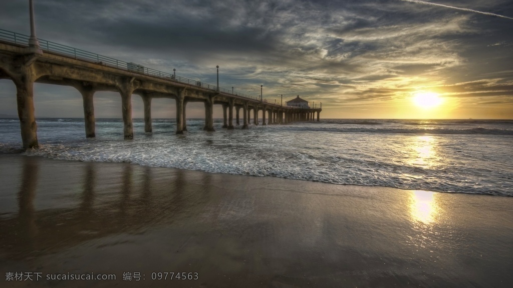 hdr 风景 室外 海上 大桥 外景 贴图 树木 树林 壁纸 青色 天蓝色 场地 环境 hdri 3d贴图 光照贴图