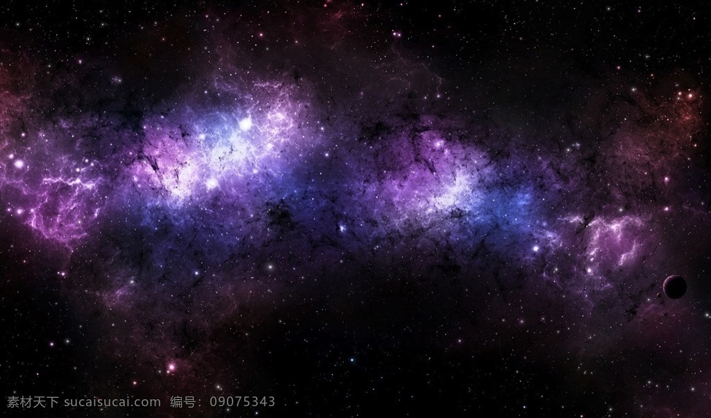 星空 宇宙 星云 紫色 太空 自然景观