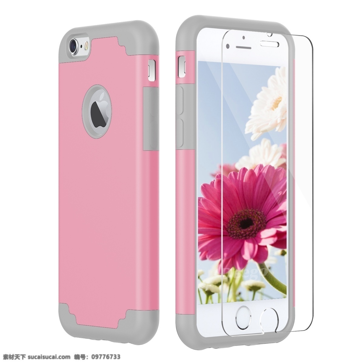 iphone6 手机壳 iphone7 外壳 保护壳 粉 灰 3d设计 3d作品