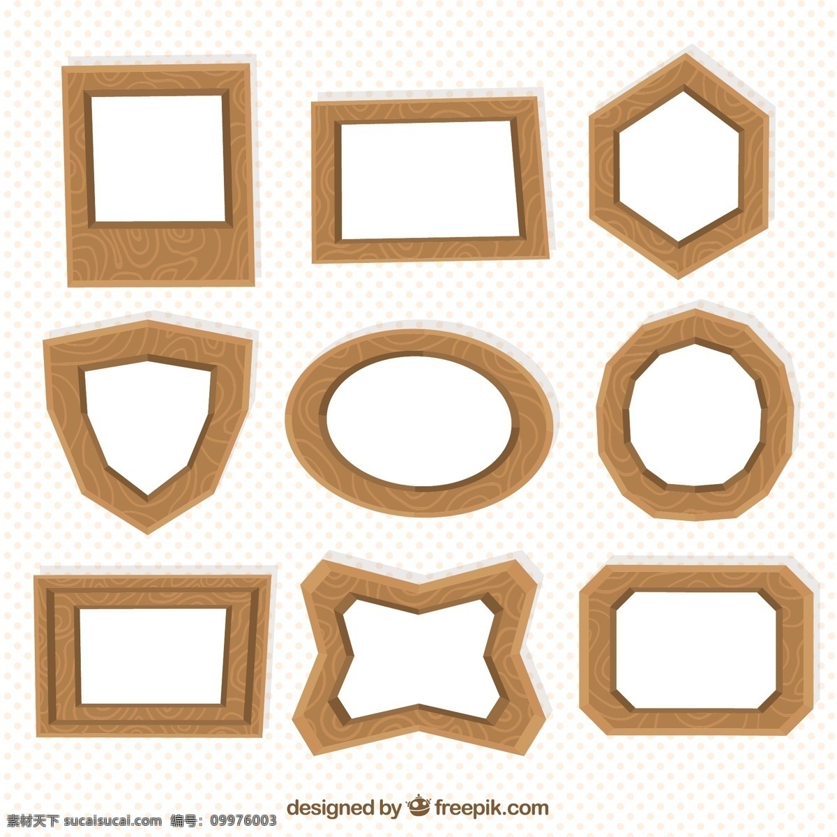 木框架集 复古 框架 木材 装饰 相框 旧 木 棕色 木结构 图像 集 集合 白色