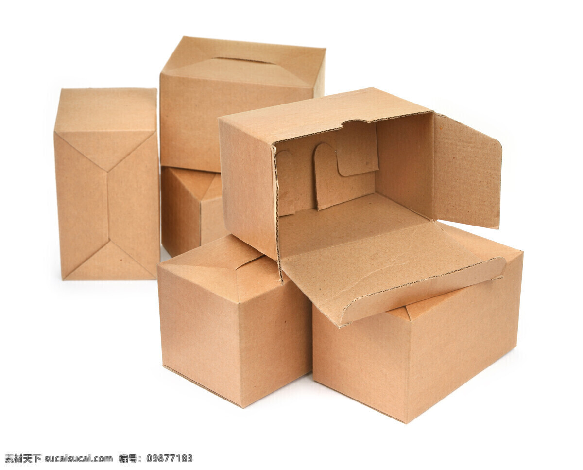 高清 包装 打开 包装盒 创意设计 高清素材 牛皮纸 纸盒 打开的盒子 空白纸盒