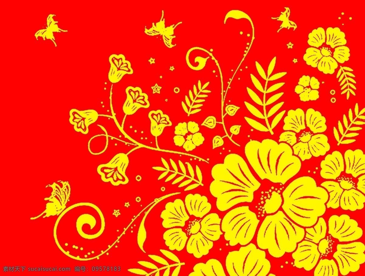 花素材矢量图 分层 经典花朵素材 花 矢量图 源文件库