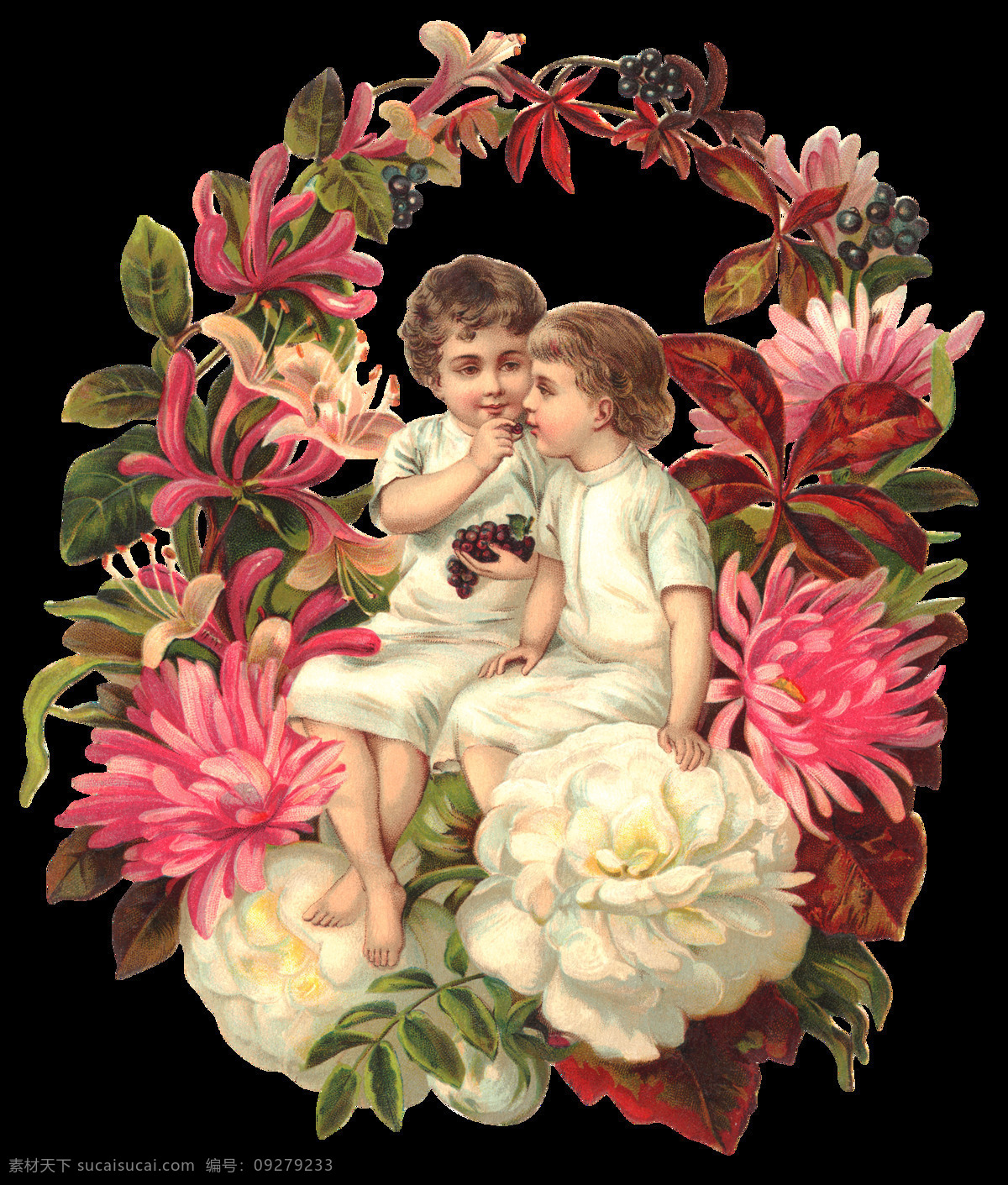 欧式 古典 天使 女孩 装饰 复古 花朵 植物创意 绘画 装饰图案 奢华 树叶 树枝 装饰画设计 浪漫 人物温馨 水彩绘画 油画 文化艺术 绘画书法